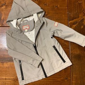 hunter reflective raincoat